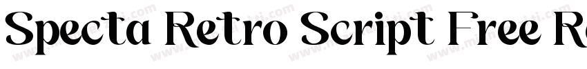 Specta Retro Script Free Regular字体转换